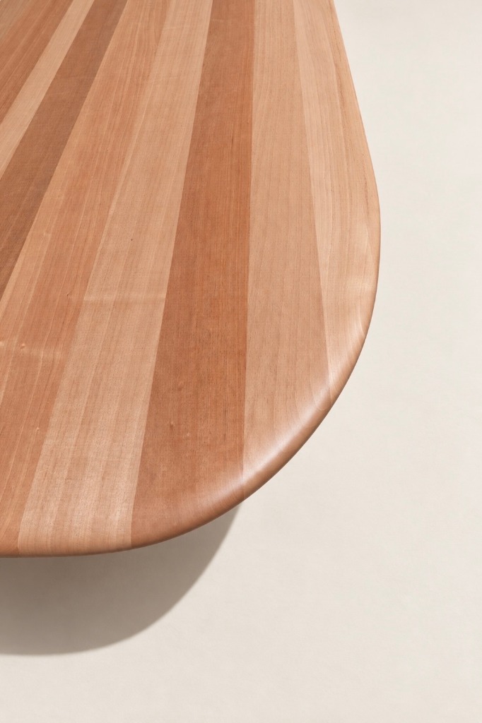 Blue Jay Studios precision racetrack curvature and solid timber grain flow