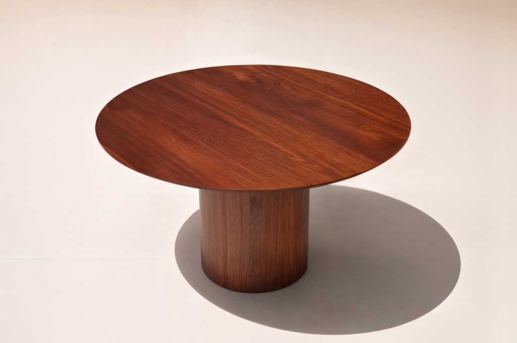 The Round Table by Blue Jay Studios &mdash; Sculptural Radial Solid Hardwood Dining Table